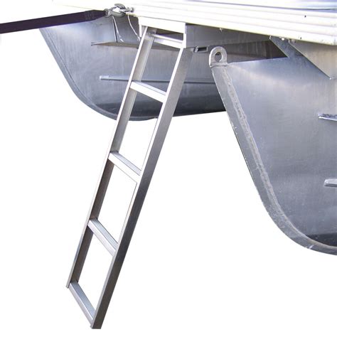 pontoon boat front ladder|ladders for pontoon boats only.